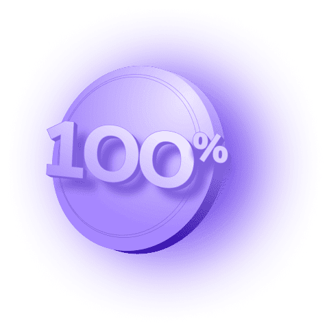 100 % Bewerbergarantie Siegel